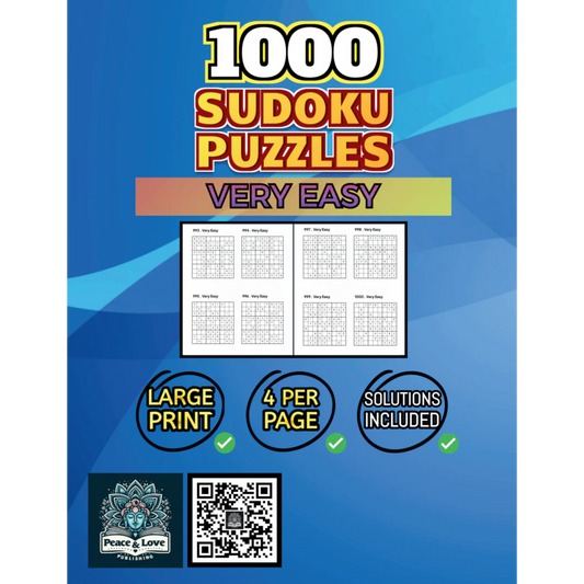 Back Cover of 1000 Very Easy Sudoku Puzzles