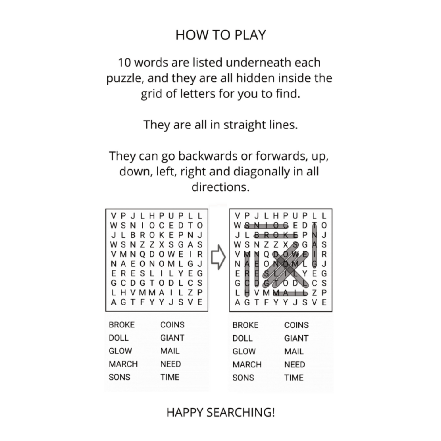 Dementia Puzzle Books - Easy Word Search - Suitable For Seniors: Large Print - 1 Per Page - Solutions Included - Travel Size 5 x 8